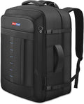 Travel Laptop Backpack, 50-60L Large Expandable Suitcase-Style Backpack for Business & Daily Travel, Carry-On Friendly with Side Water Bottle Pockets, Fits 18-Inch Laptops