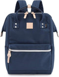 himawari Large Travel Backpack with Laptop Compartment 17 Inch Roomy Doctor Bag College backpack for Women&Men-Not include USB Port(1882-Navy blue&plus)