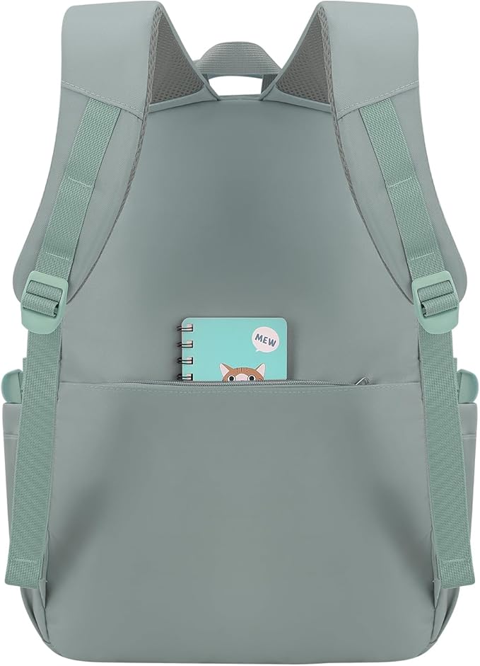Cute School Backpack for Women Men Casual Travel Laptop Backpack Aesthetic Lightweight College Bookbags for Kids(Green)