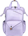 Hap Tim Laptop Backpack for Women - Travel, Work, Nurse & Teacher - Purple (7651-PP)