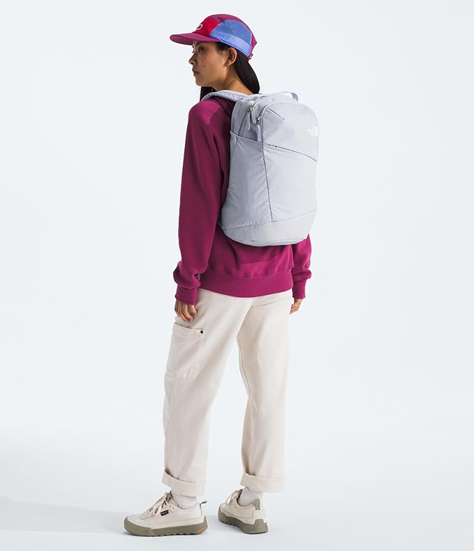 The North Face Women's Isabella 3.0 Backpack - PFAS Free, Mystic Haze Dark Heather/TNF White, One Size