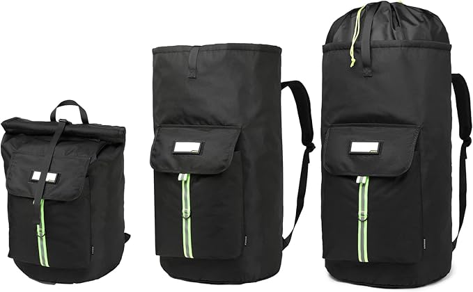 laundry bag backpack,extra-large heavy duty laundry bags,laundry backpack for college students,drawstring closure (charcoal grey laundry bag with straps)