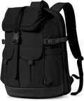aji Travel Laptop Backpack for Men Women, Large School BackpackFit 17 Inch Laptop, Carry on Backpack for Airplanes, Water Resistant & Comfortable College Computer Backpack(Obsidian Black)