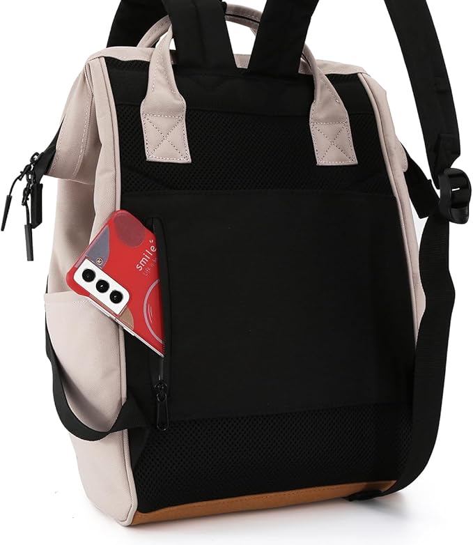 Himawari Travel School Backpack with USB Charging Port 15.6 Inch Doctor Work Bag for Women&Men College Students(124#-08#, Regular)