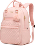 Girls School Backpack, Laptop Backpack for Women Middle High School College Students, Travel Work Bag Cute Nursing Bookbag, Pink
