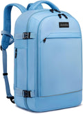Asenlin 30L Travel Backpack for Women Men,Fit 15.6 Inch Laptop Backpack Flight Approved Luggage Carry On Water Resistant for Weekender Overnight Large Daypack Light Blue