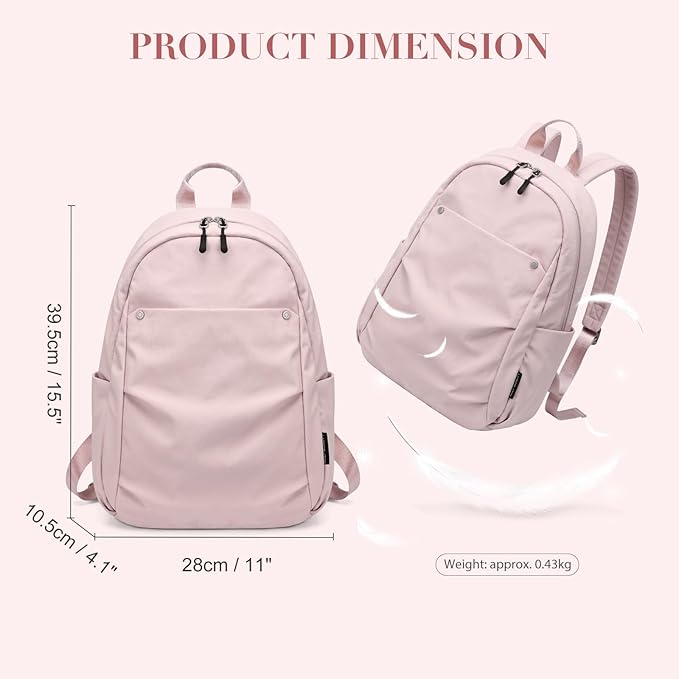 Mini Backpack for Women Fashion Small Backpack Purse Lightweight Daypack for Work Travel Daily,Pink