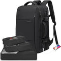 BANGE 35L Lightweight Backpack, 17.3 inch Travel Laptop Backpacks, Unisex Multifunctional Storage Pockets Business Commuter Rucksack, Waterproof and Wear-resistant Outdoor Sports Leisure daypack