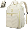 LOVEVOOK Laptop Backpack for Women, Beige