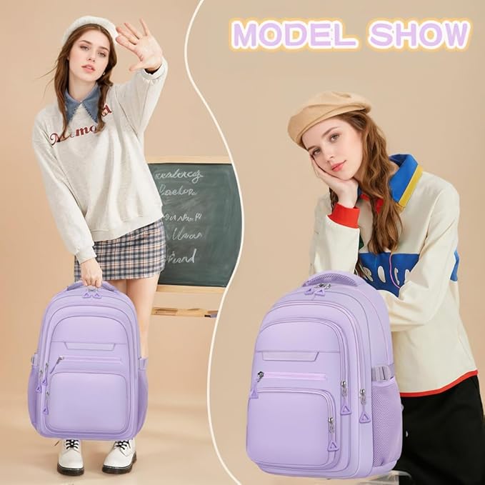 Cute Backpack for School Girls Aesthetic Backpack Women College Bookbag Large Students Laptop Bag Travel Casual Daypack