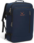 Hynes Eagle Carry on Backpack 38L Large Travel Backpack for Women Flight Approved Weekender Bag Laptop Backpack Men 15 inches Dark Blue