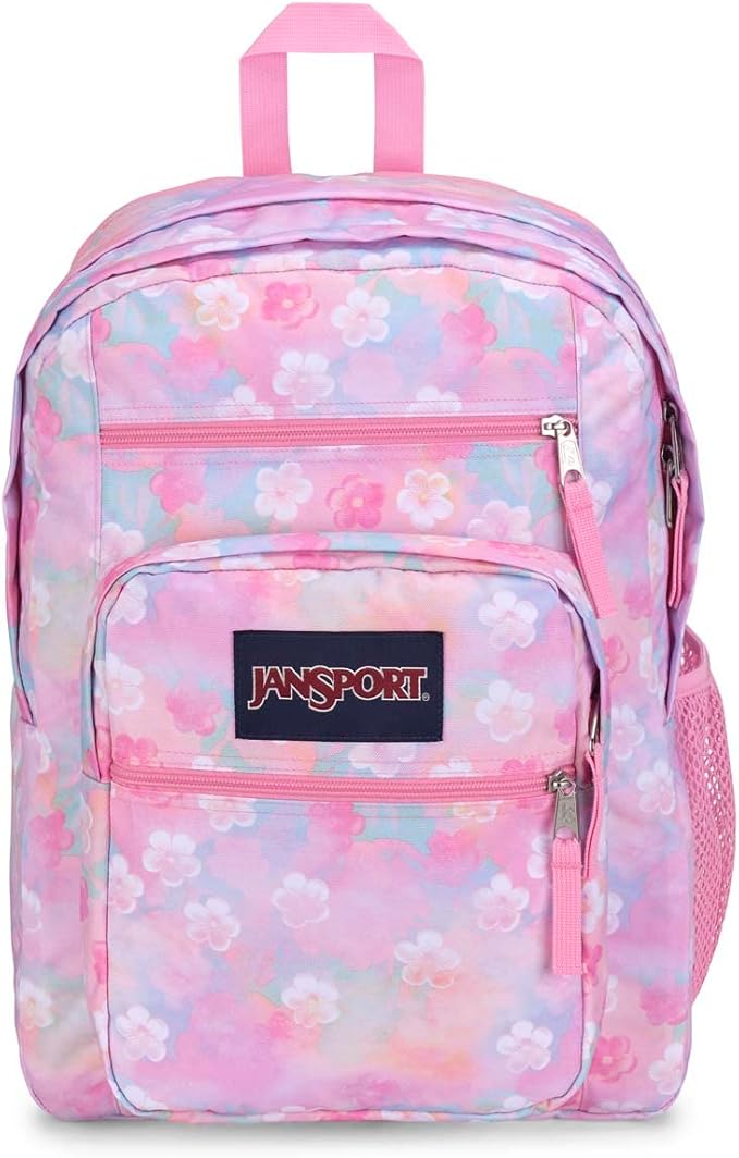 JanSport Laptop Backpack - Computer Bag with 2 Compartments, Ergonomic Shoulder Straps, 15” Laptop Sleeve, Haul Handle - Book Rucksack - Neon Daisy | 2 Compartments, 15" Laptop Sleeve, Haul Handle