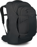 Osprey Farpoint 70L Men's Travel Backpack - Large Adjustable Travel Bag with Detachable Daypack, Black