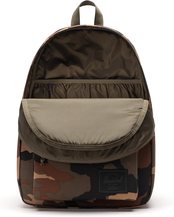 Herschel Supply Co. Unisex Classic Backpack Woodland Camo/Black Label (Limited Edition), XL - 30L