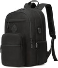 laptop school backpack (Black, 17.3 Inch)
