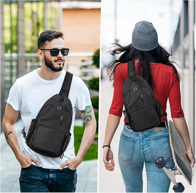 Sling Bag for men Crossbody Shoulder Backpack Chest Bag Travel Hiking Daypack | Travel, Hiking, Daypack