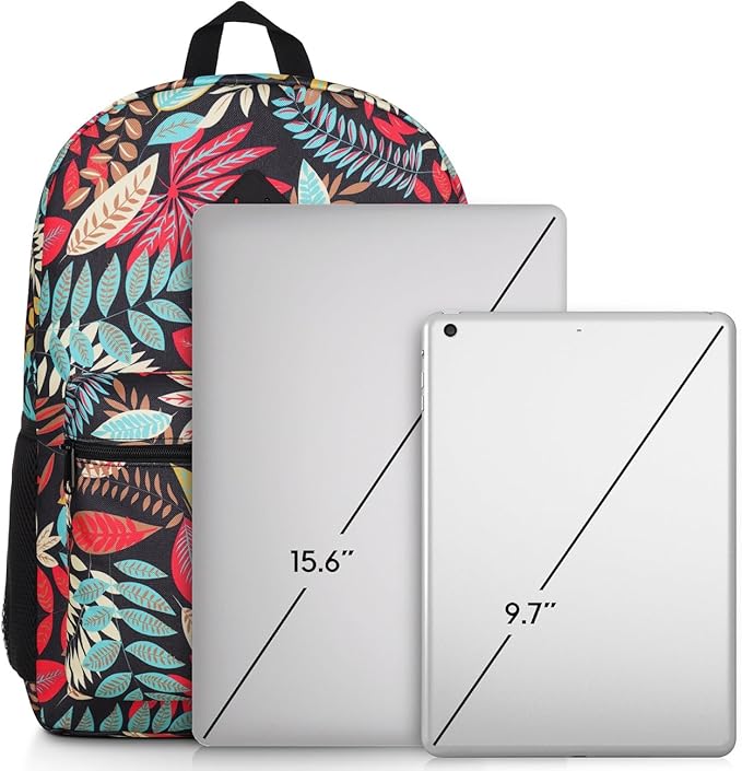 YAMTION Laptop Backpack Women,School Backpack Printing with USB Port for College Work Business Travel