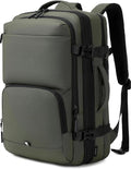 Carry On Travel Backpack, 35L-40L Expandable Extra Large Airline Approved,Lightweight Daypack for Men and Women（Green）