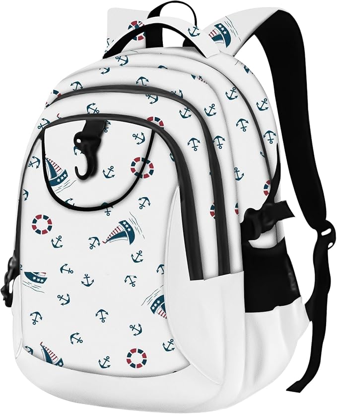 rickyh style School Backpack Travel Bag for Men & Women Lightweight College Back Pack with Laptop Compartmen