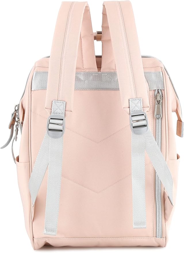 himawari Laptop Backpack for Women&Men Travel Backpack With USB Charging Port Large Business Bag Water Resistant College Bag Computer Bag Doctor Bag(1881-Pink, Regular)