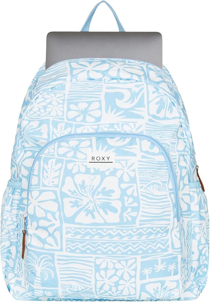 Roxy Women's Moon Magic Backpack | Travel | Vacation | Everyday Carry | Laptop Sleeve | Padded Straps | 22L - Sky Blue Surfenirs