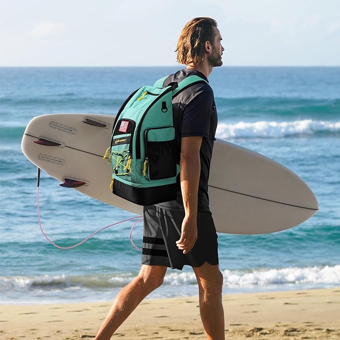 Maelstrom Swim Backpack 35L - Waterproof with Separate Shoe & Wet Compartment for Gym and Sports