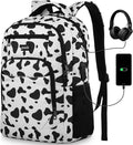 Paude Backpack School,Milk Backpack Laptop,Bookbag for Teens 15.6 Inch College Back pack for University Business Work Travel