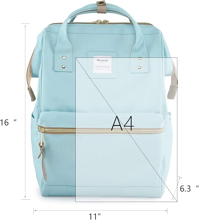 Himawari Travel School Backpack with USB Charging Port 15.6 Inch Doctor Work Bag for Women&Men College Students(XK-02#-USB- L)