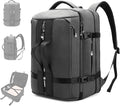 50L Carry on Travel Backpack for Men Women Airline Approved Convertible Duffle Backpack Luggage Bag,TSA Overnight Bags,fits 17" Laptop Smart Backpack-Grey