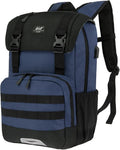 WOLT Laptop Backpack with USB Charging Port Fits Up to 17 Inch Laptop, College Backpack for Men Women, Computer Business Bookbag, Navy
