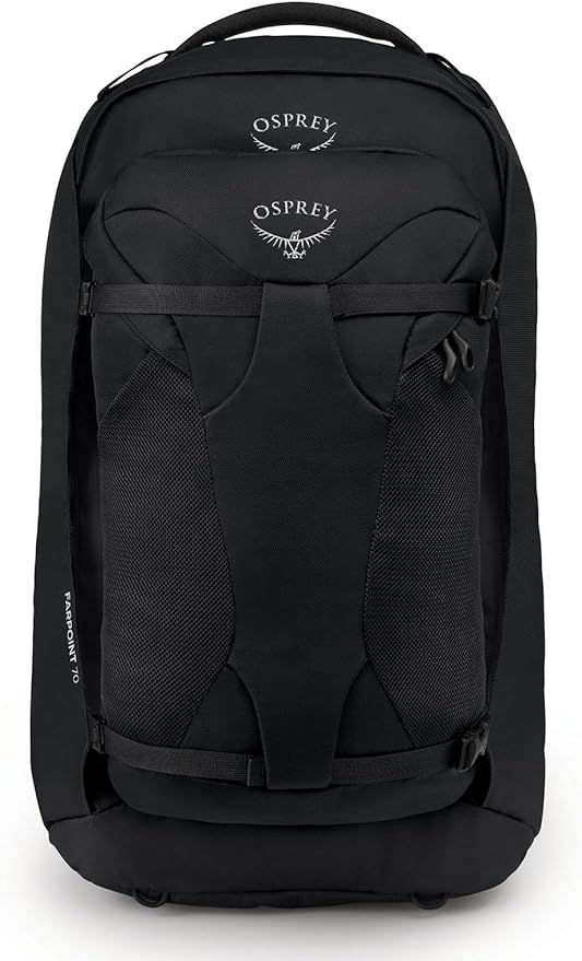 Osprey Farpoint 70L Men's Travel Backpack, Black