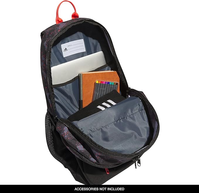 adidas Unisex Foundation Backpack for Laptop, Large Durable Athletic Gym Bag