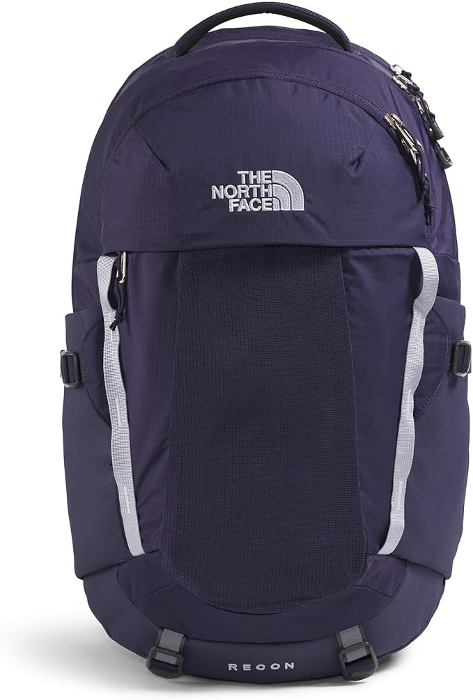 The North Face Women's Recon Everyday Laptop Backpack - Commuter Travel Bag, 18" Laptop Sleeve, Water-Repellent, Eternal Purple/Blue Flax, One Size