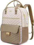 Girls Backpack,Travel Laptop Back Pack,Aesthetic School Bag for Women,Large Bookbag for College Student,Mochila Escolar para Niñas,Khaki Beige