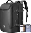 Travel Backpack for Men 50L Expandable Flight Approved Carry on Backpacks Luggage for Travel Water Resistant 17.3 inch Laptop Backpack with USB Charging Port