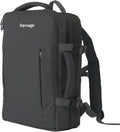 Travel Backpack, Expandable Large Capacity Business Work, Water Repellent Carry On Daypack with USB Charging Port, Fit 17 Inch Laptop, Bag for Men and Women, Black