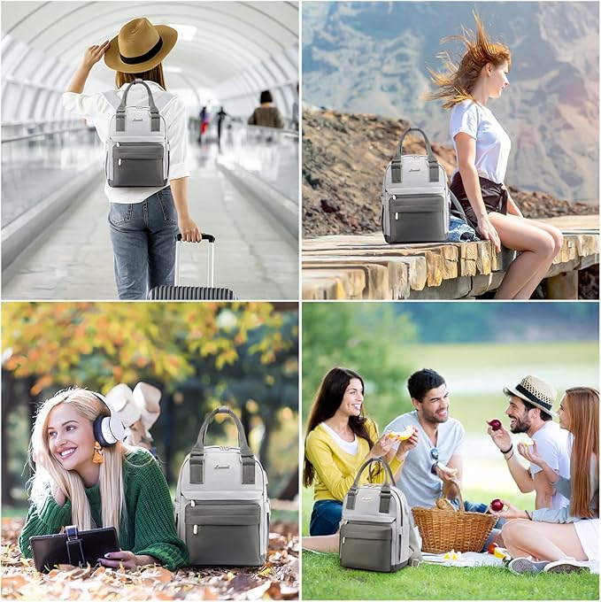 LOVEVOOK Mini Backpack for Women Stylish Waterproof Backpack Purse with USB Port, Cute Daypack for College Travel Party