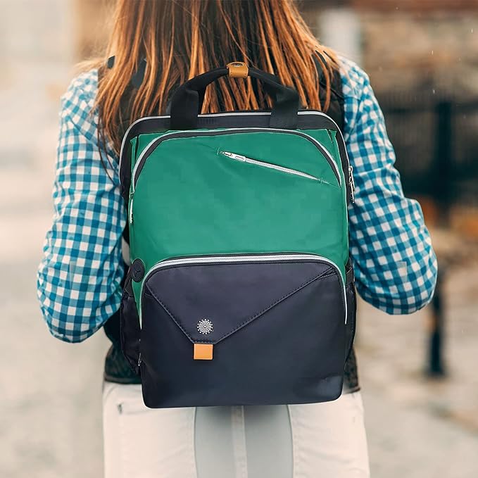 Hap Tim Womens Laptop Backpack, Travel Backpack for Women, Work bag, Nurse bag, Carry on Backpack, Nurses Week Gifts for Women（7651-MB）