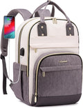 LOVEVOOK Laptop Backpack Women,Large Capacity 15.6 inch Laptop Bag Travel Backpack for Women,Computer Work College Teacher Backpacks with USB Port,Waterproof Personal Item Backpack Casual Daypack