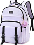 Caoroky knight Women Laptop Backpack 15.6 Inch Office Business Work Backpacks Purse Anti Theft Travel Back Pack School College Bookbag Nurse Teacher Learning Daypack Computer Rucksack,Purple