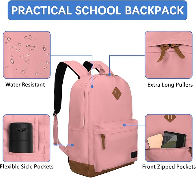 Goloni Backpack for Men Women, Anti-Theft Travel Laptop Backpack, Water Resistant 17.3 Inch USB Charging Backpack, Large Capacity Work Commute Bag