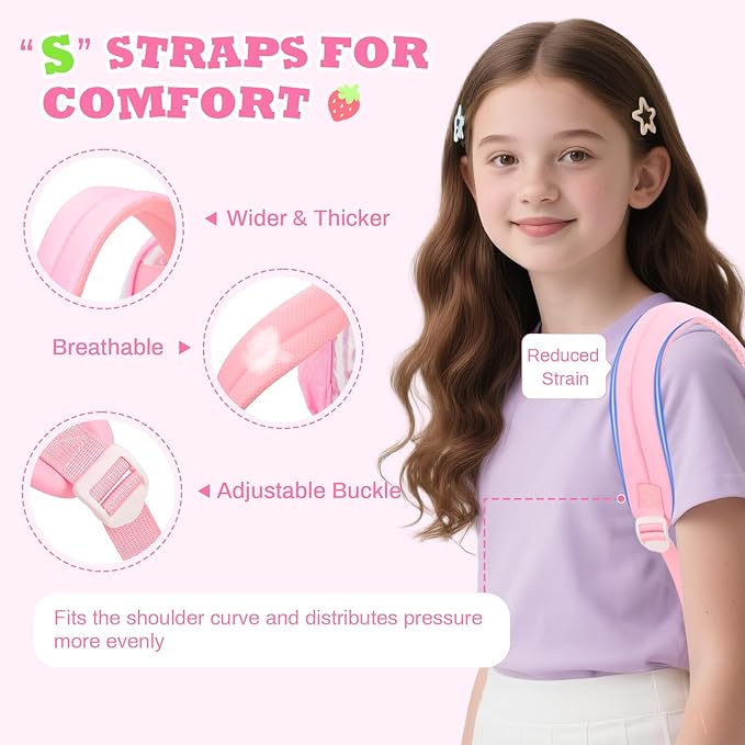 Clear Backpack for School,Heavy Duty PVC Transparent Bookbag for Girls Stadium Approved See Through Backpack
