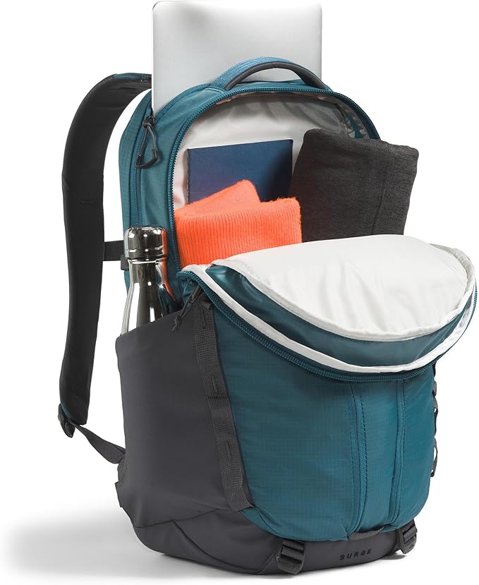 THE NORTH FACE Surge Commuter Laptop Backpack | Daypack With Water Repellent Finish, 16" Laptop Sleeve, Reflective Details