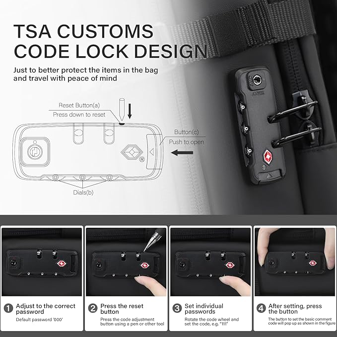 Travel Backpack with Vacuum System,60L Expandable Vacuum Backpack Travel with TSA Lock,17.3 inch Laptop Backpacks Vacpack Backpacks with Vacuum(Black,External Air Pump)