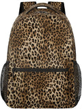 Pardick Leopard Cheetah Tiger Backpack for Kids Girls Boys Lightweight School College Students 18in Bookbag Large Capacity Computer Backpacks Laptop Rucksack Travel Gym Hiking Camping Daypack