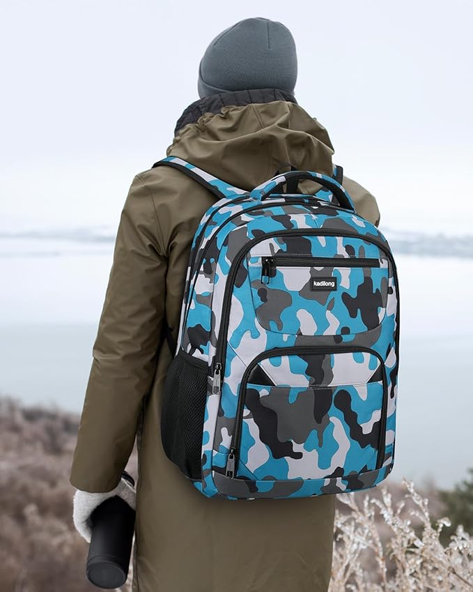 Travel Laptop Backpack for Men Business,Back Pack Bookbag Computer Backpack for Teens Boys with USB Charging Port,Water Resistant