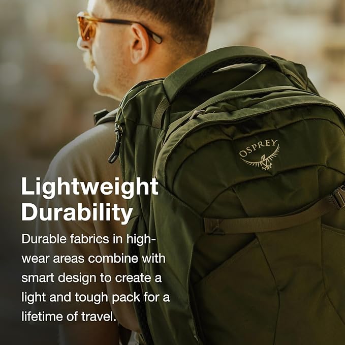Osprey Farpoint 70L Men's Travel Backpack, Tunnel Vision Grey