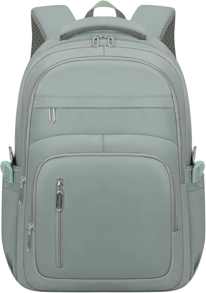 Cute School Backpack for Women Men Casual Travel Laptop Backpack Aesthetic Lightweight College Bookbags for Kids(Green)