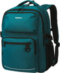 WATERFLY Travel Laptop School Backpack: Big Student College Middle School Bookbag for Women Men, Work Casual Daypack with 15.6" Computer Compartment, Anti Theft Water Resistant Commuter Bag
