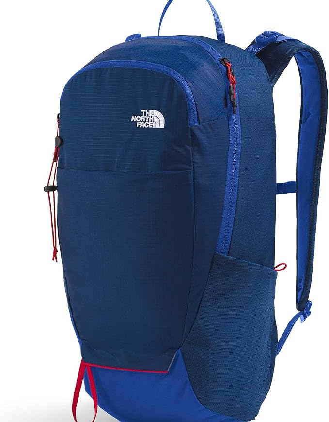 The North Face Basin 18 Liter Technical Daypack with Rain Cover - Unisex Backpack, Sternum Strap, Hiking Pole Attachment, Estate Blue/TNF Blue, One Size